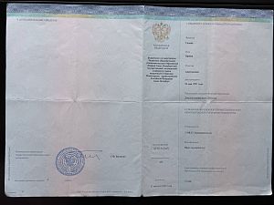 Приложение к диплому Гиоевой Зарины Анатольевны по программе ординатуры «Эндокринология».